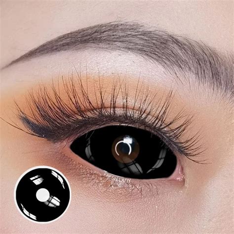 Freshlady Black Sclera Full Eye Contact Lenses 22mm Yearly