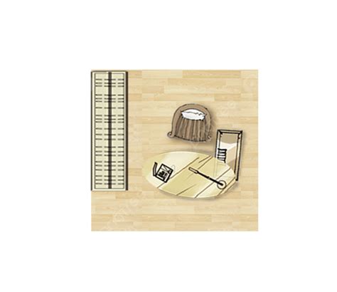 Study Room Top View Study Top View Indoor Png Transparent Image And