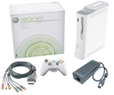 Xbox 360 White Original Core System Console W20 Gb Hard Drive In Box