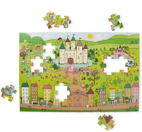 Melissa And Doug Natural Play Giant Floor Puzzle Princess