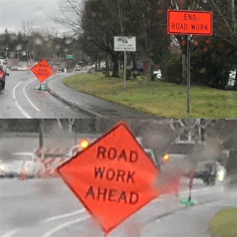 End Road Work Just Kidding Rfunnysigns