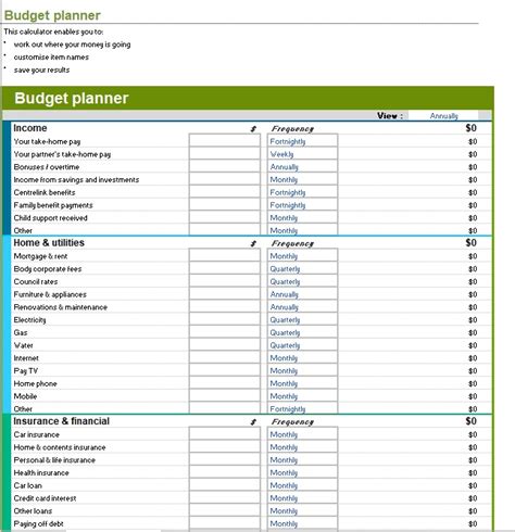 23 Free Bi Weekly Budget Templates Ms Office Documents