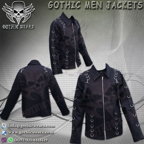 GOTHIC MEN,S JACKETS Artical No: GW-1313 Gothic Men Coats Gothic Women Coats Gothic Men Jackets ...