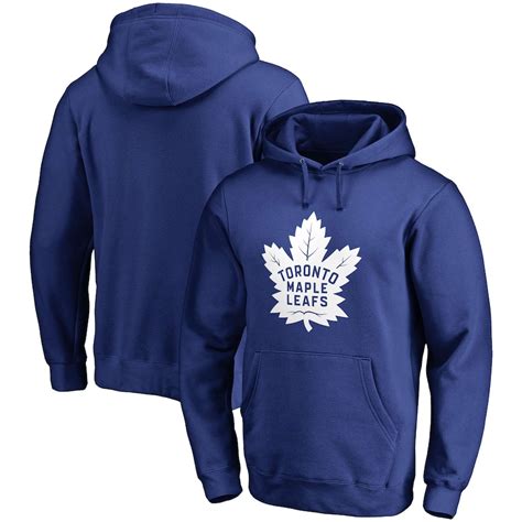 Mens Toronto Maple Leafs Fanatics Branded Blue Primary Logo Pullover