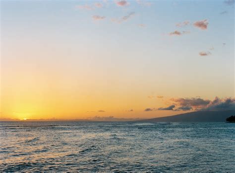 Lahaina Sunset On Maui Sunset Art Hawaii Ocean Views Maui On Film