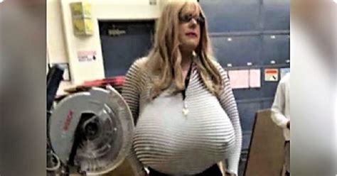 teacher with z sized breasts tells reporter they are real · american wire news