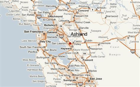 Ashland Oregon Map Of City United States Map