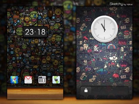 40 Really Cool Android Home Screens For Your Inspiration Android Ui