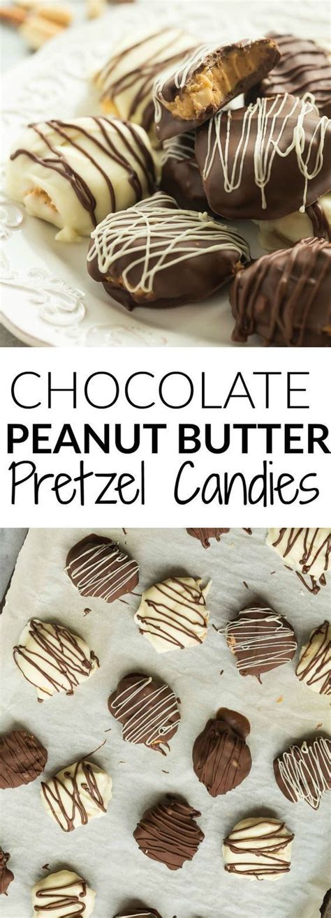 Chocolate Peanut Butter Pretzel Candies Recipe Candy Recipes