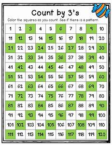 Skip Counting Printable Chart