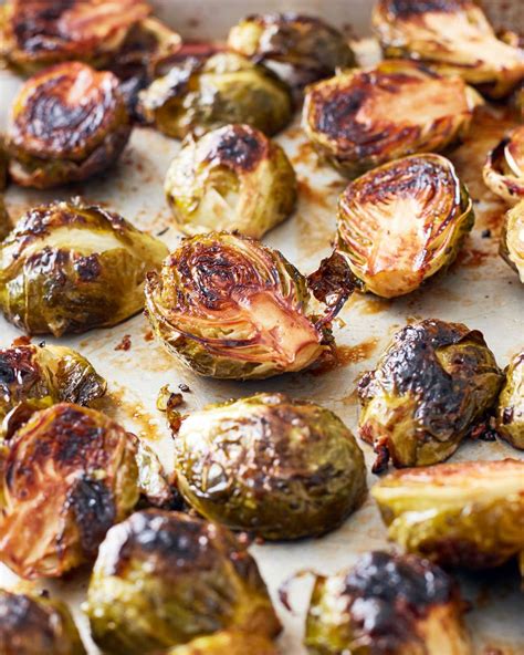 Spread the sprouts and pancetta on a. Crispy Brussels Sprouts with Balsamic and Honey | Recipe | Sprout recipes, Crispy brussel ...