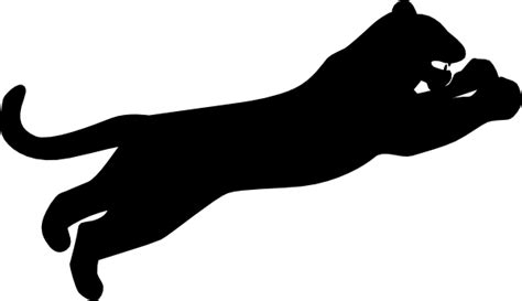 Logo Macan Putih Vector Panther Silhouette Clip Art At Clker Com Macan