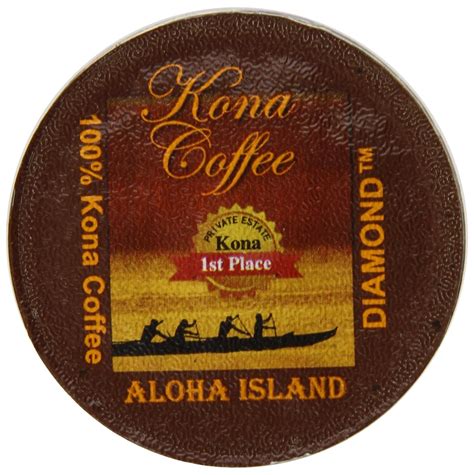 Aloha Island Coffee Company Private Reserve Diamond Pure Kona Keurig K