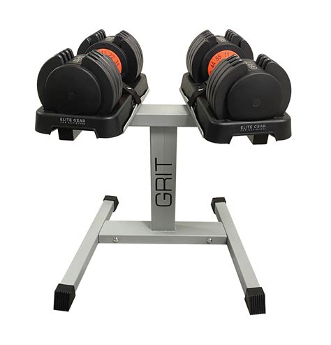 Buy 2x 55 Lbs Dial Adjustable Dumbbells With Dumbbell Weight Stand
