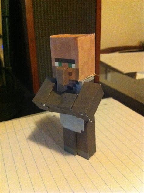My First Papercraft Minecraft Villager Minecraft