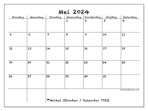 Kalender Mei 2024 Om Af Te Drukken 77zz Michel Zbinden Sr