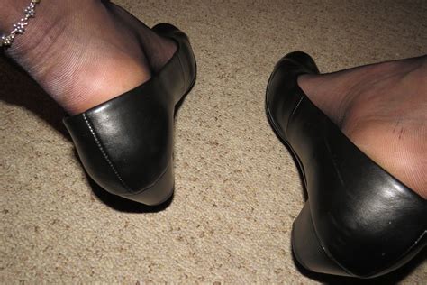 Well Worn Gabor Office Pumps Nylons Tattoos And Anklet Flickr