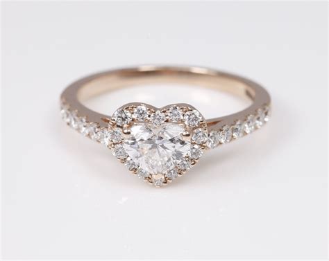 Heart Shaped Loose Diamonds Heart Shaped Rings Rose Gold Engagement Ring Vintage Vintage