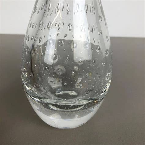 Set Of 2 Vintage Bubble Glass Vase By Hirschberg Design Market