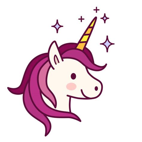 Simple Unicorn Drawing Illustrations Royalty Free Vector Graphics