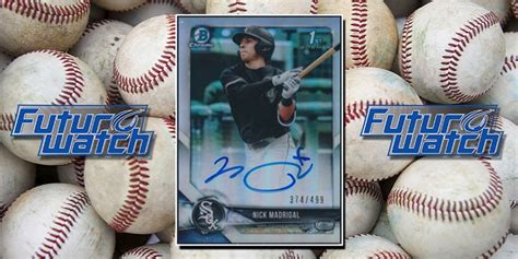 If you're considering purchasing one of nick's items, support these videos and wpw by buying through our links! Future Watch: Nick Madrigal Rookie Baseball Cards, White Sox