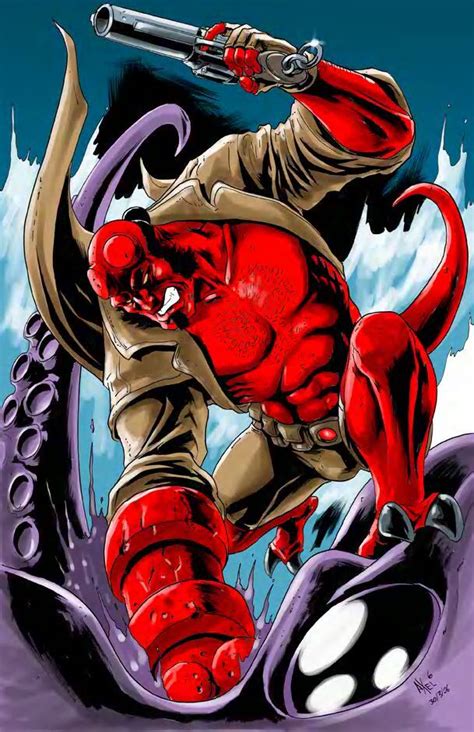 Hellboy By Axelmedellin On Deviantart In 2023 Comic Books Art Dark