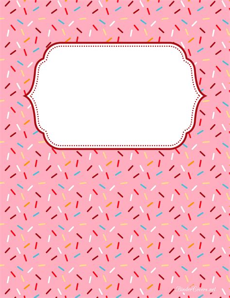 Aesthetic Binder Cover Templates