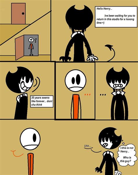 Meatly Meets Bendy Comic 1 Bendy And The Ink Machine Amino