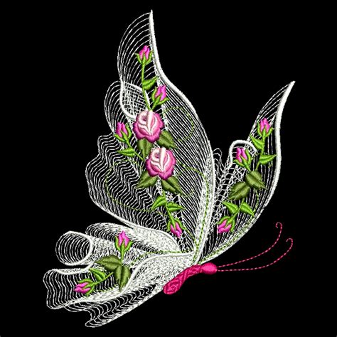 Download daily updated free machine embroidery designs! FLUTTERBY LUV #1 - 30 MACHINE EMBROIDERY DESIGNS (AZEB) | eBay