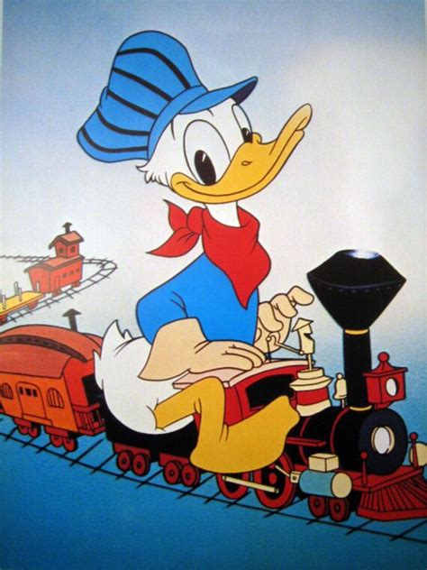 Items Similar To Vintage Donald Duck Disney Poster Large Format