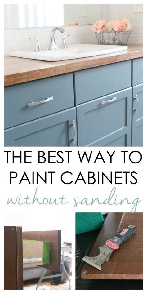 How To Paint Cabinets Without Sanding A Fresh Squeezed Life Diy