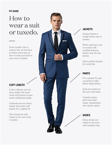 Mens Suit Jacket Fit Guide Mens Clothing And Footwear Size Guide