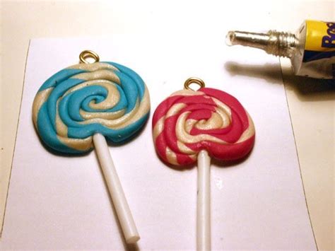 Lollipop Pendant Necklace · How To Sculpt A Clay Food Necklace