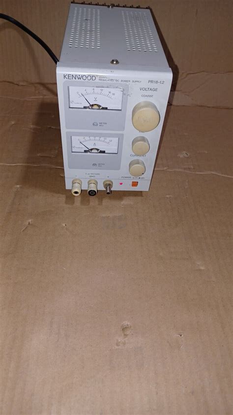 kenwood texio pr18 1 2a pr1812a regulated dc power supply ebay