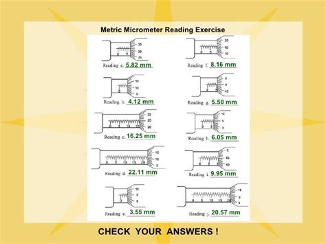 Download Micrometer Reading Practice Worksheets Gantt Chart Excel