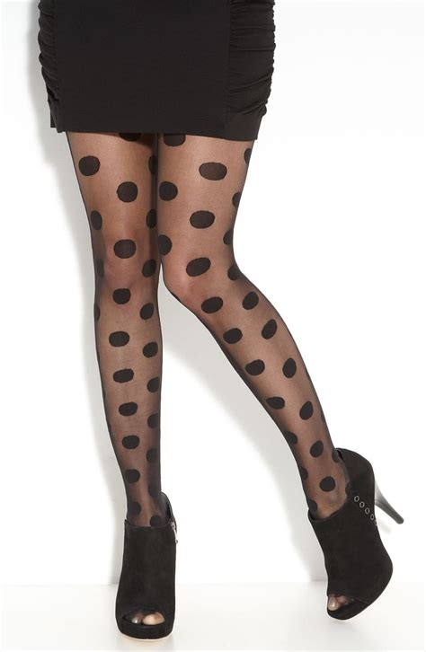 Commando Big Dot Sheer Tights Nordstrom