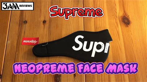 Supreme Neoprene Face Mask Taobao Quick Review Youtube