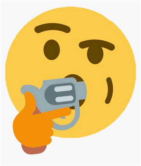 Meme Memes Sticker Thinkingemoji Gun Shotmyself Emoji With Gun