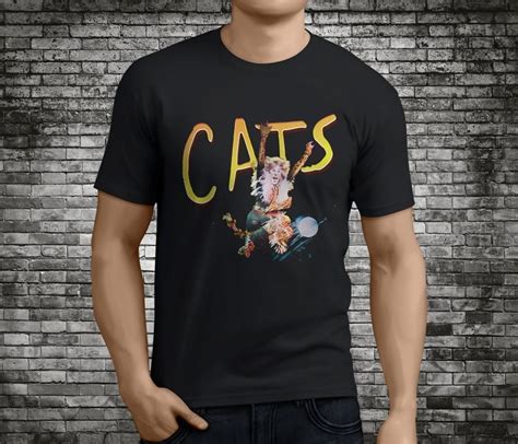 New CATS Broadway Musical Show Famous Black T Shirt Size S 3XL Summer