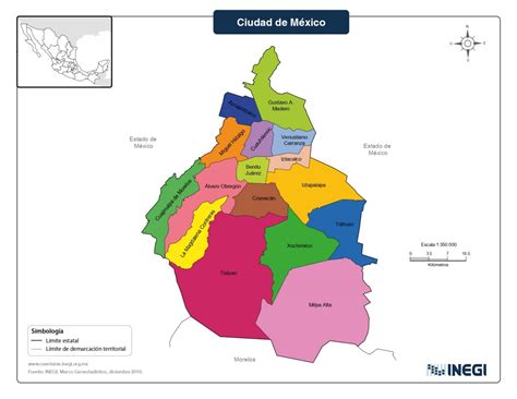 La Ciudad De Mexico Map United States Map