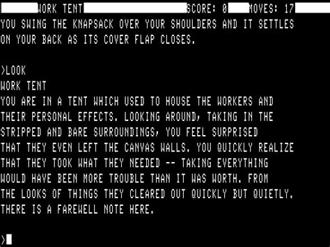 Infidel 1983 By Infocom Trs 80 Game