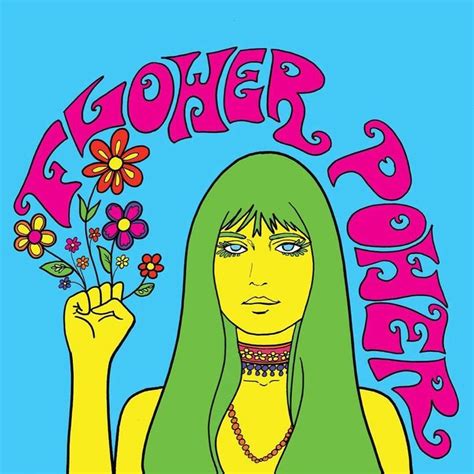 Flower Power Flower Power Art 60s Art Hippie Art