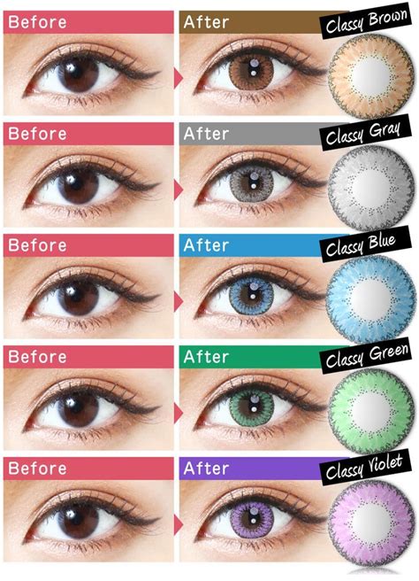 Best Colored Contact Lenses For Dark Brown Eyes Ideas