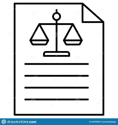 Court Order Which Can Easily Modify Or Edit Stock Vector Illustration