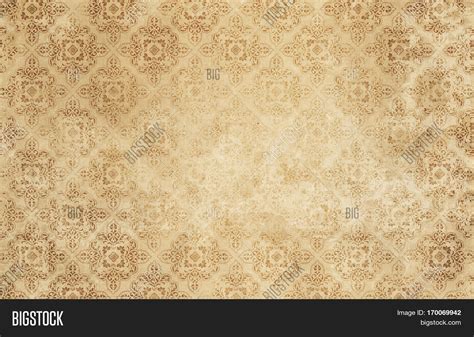 Old Dirty Paper Background With Old Fashioned Patterns