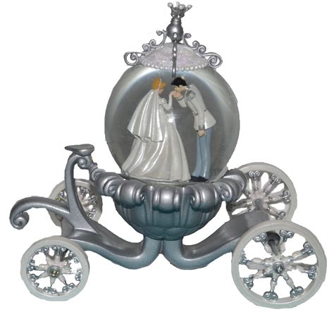Snowglobes Disney Cinderella Wedding Carriage Snow Globe Collectables