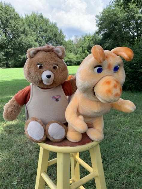 Vintage Teddy Ruxpin And Grubby Plush Toys Does Not Work Ebay