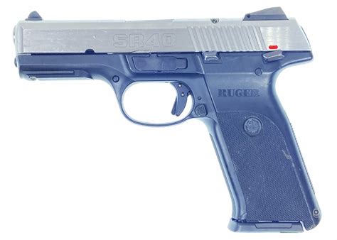Lot Ruger Sr40 Semi Automatic Pistol