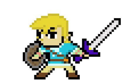 Check out inspiring examples of linkbotw artwork on deviantart, and get inspired by our community of talented artists. BOTW Link | Pixel Art Maker