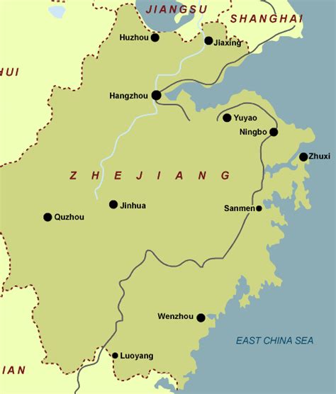 Hangzhou Map Map Of Hangzhou Hangzhou City Map